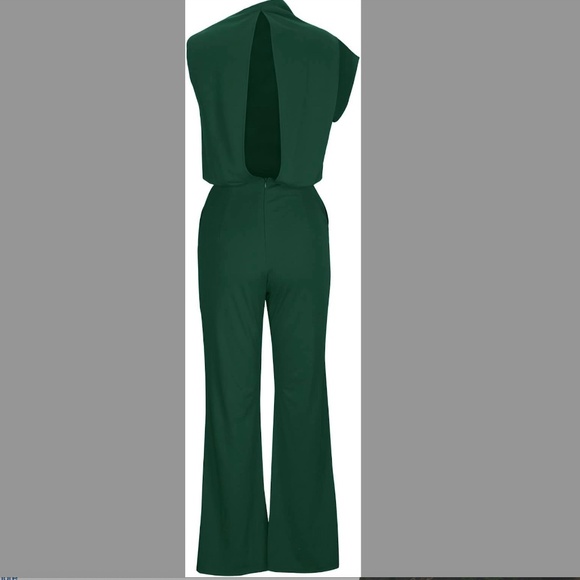Elegant Green One Piece Jumpsuit Size XL - Picture 3 of 12